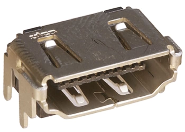 TE Connectivity Standard 19 Way Right Angle HDMI Connector