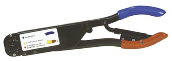 TE Connectivity CERTI CRIMP Hand Ratcheting Crimp Tool for PIDG Splices PIDG Terminals Plasti Grip Terminals 0.3