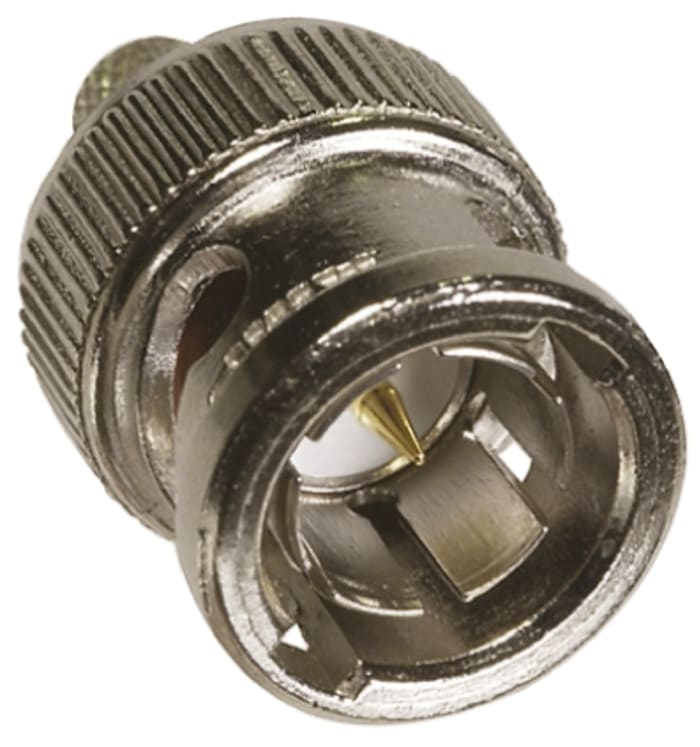 TE Connectivity, Plug Cable Mount BNC Connector, 75Ω, Crimp Termination, Straight Body