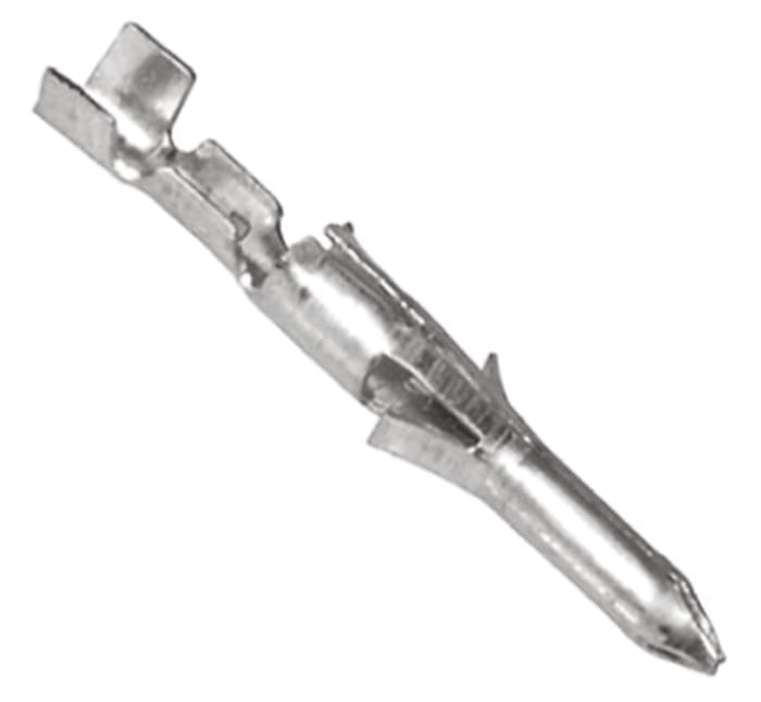 TE Connectivity .062 Commercial Series Male Crimp Terminal, 30AWG Min, 24AWG Max