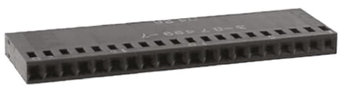 TE Connectivity, AMPMODU MOD IV Female Connector Housing, 2.54mm Pitch, 20 Way, 1 Row