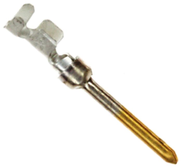 TE Connectivity, AMPLIMITE HDP-20 Series, size 20 Male Crimp D-sub Connector Contact, Gold over Tin Pin, 24 → 20