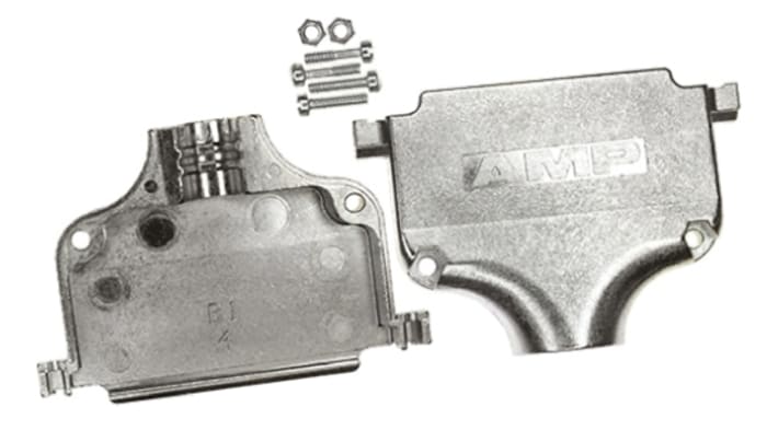 TE Connectivity AMPLIMITE Series Metal D Sub Backshell, 37 Way