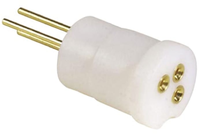 Support de circuit intégré TE Connectivity 2.54mm, 3 contacts Femelle