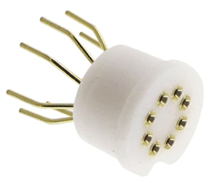 TE Connectivity 5.08mm Pitch 8 Way Transistor Transistor Socket