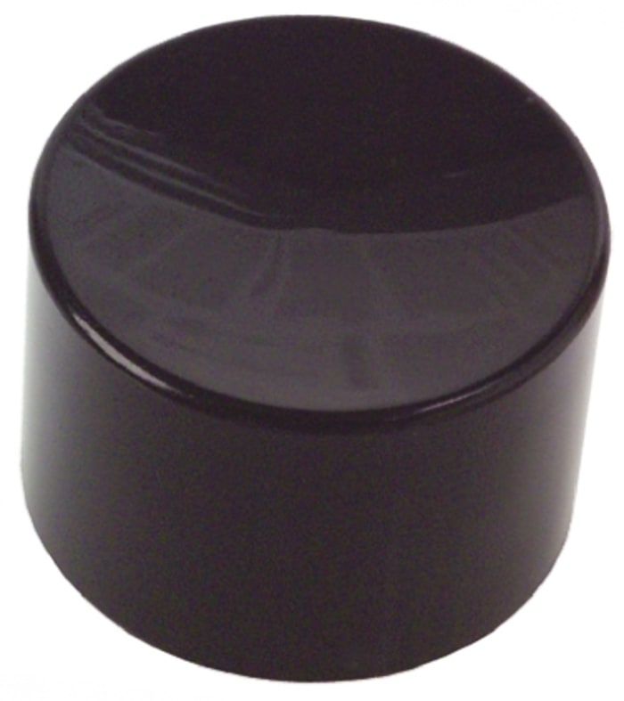 TE Connectivity Black Push Button Cap for Use with MPA6 Series, MPE Series, MPS Series, MSPM Series
