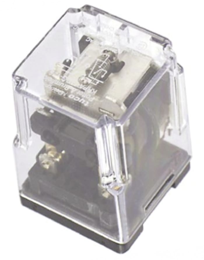 TE Connectivity Plug In Non-Latching Relay, 125V Coil, 10A Switching Current, DPDT