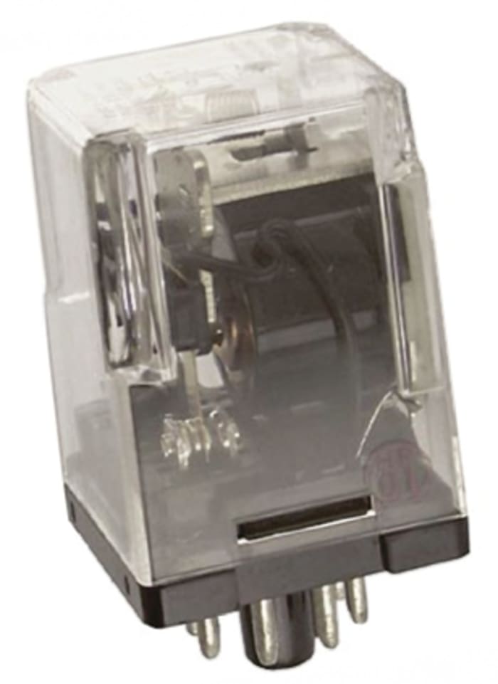 TE Connectivity Plug In Power Relay, 240V Coil, 10A Switching Current, DPDT