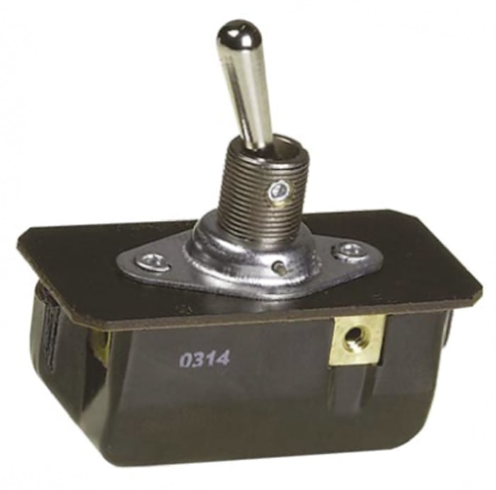 TE Connectivity Toggle Switch, Panel Mount, Latching, DPDT, Screw Terminal