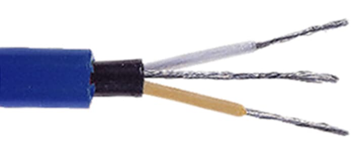 RS PRO 2 Core Screened, 6.6mm od, 100m, Blue