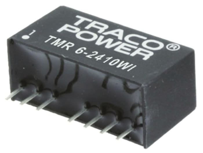 TRACOPOWER TMR 6WI DC-DC Converter, 5V dc/ 1.2A Output, 36 → 75 V dc Input, 6W, Through Hole, +65°C Max Temp