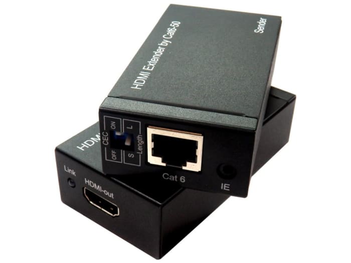 NewLink HDMI over CATx Extender Pair 50m, 1920 x 1080 Maximum Resolution