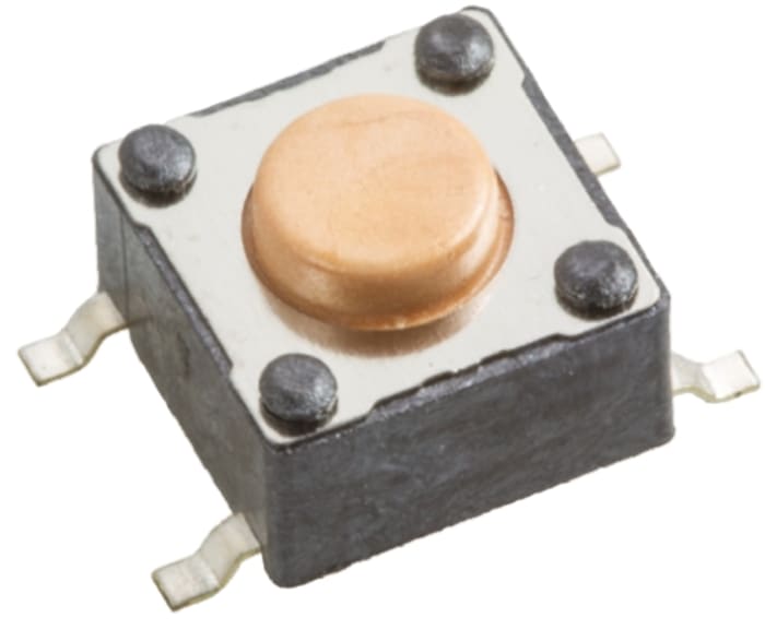 Wurth Elektronik Pink Tactile Switch, SPST 50 mA @ 12 V dc 0.9mm Surface Mount