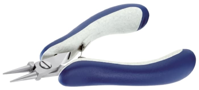 Ideal-Tek ES6041.CR.BG - High Precision Pliers, Round Nose, Smooth Jaws,  5.32