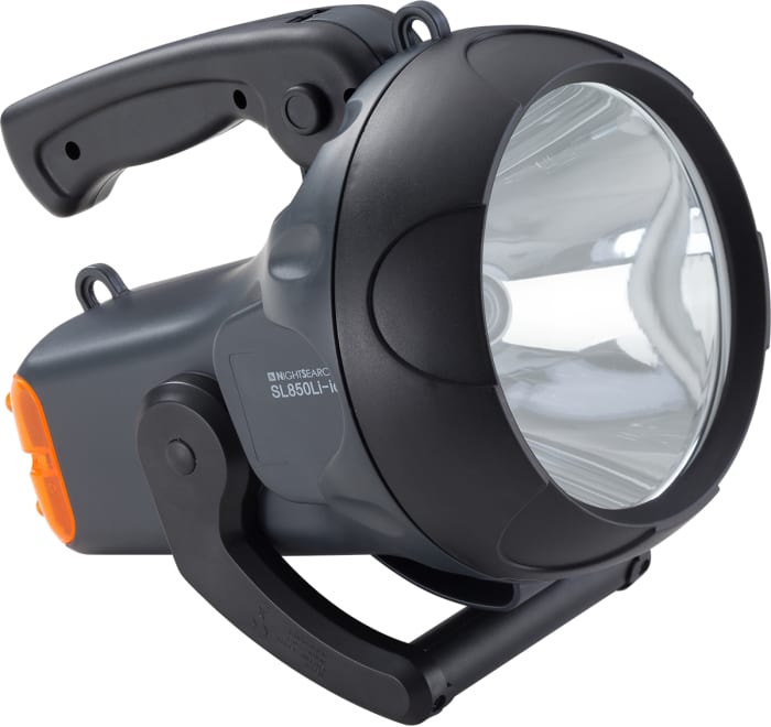 Nightsearcher SL850 Rechargeable, LED Handlamp, 10W, 500 m Beam, with batteries