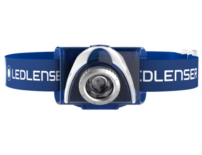  LED Lenser – SEO7R – Linterna frontal, color azul :  Herramientas y Mejoras del Hogar