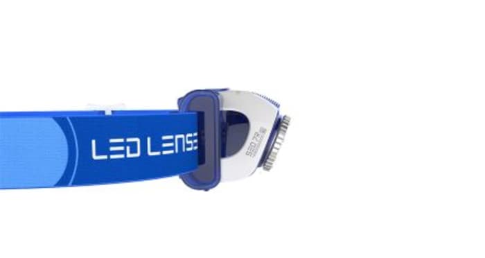  LED Lenser – SEO7R – Linterna frontal, color azul :  Herramientas y Mejoras del Hogar