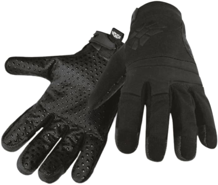 Polyco Healthline HexArmor Black SuperFabric® Puncture Resistant Work Gloves, Size 9