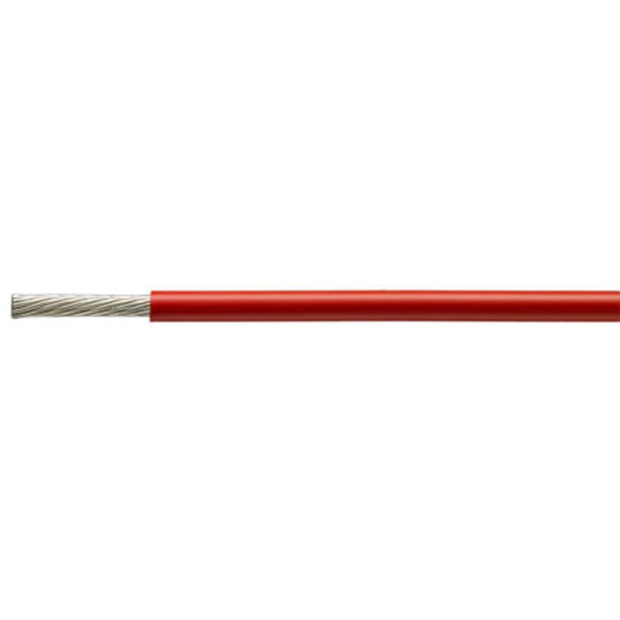TE Connectivity Red 0.5 mm² Harsh Environment Wire, 0.18 mm, 100m, Polymer Insulation, 100G0111-0.50-2