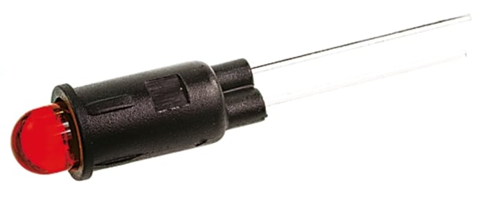 Marl Red Indicator, 2.8V, 6.4mm Mounting Hole Size
