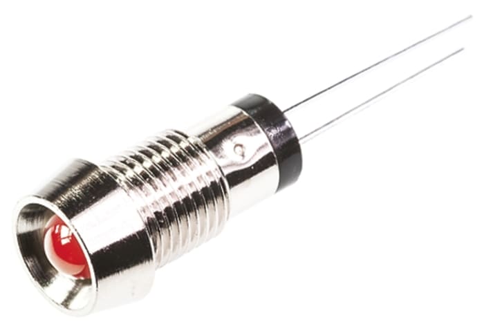 573-505-04 Marl | Marl, Red Panel Mount Indicator, Lead Wire ...