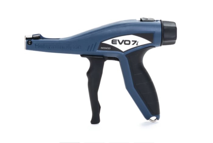 HellermannTyton EVO7i Cable Tie Gun, 4.8mm Capacity