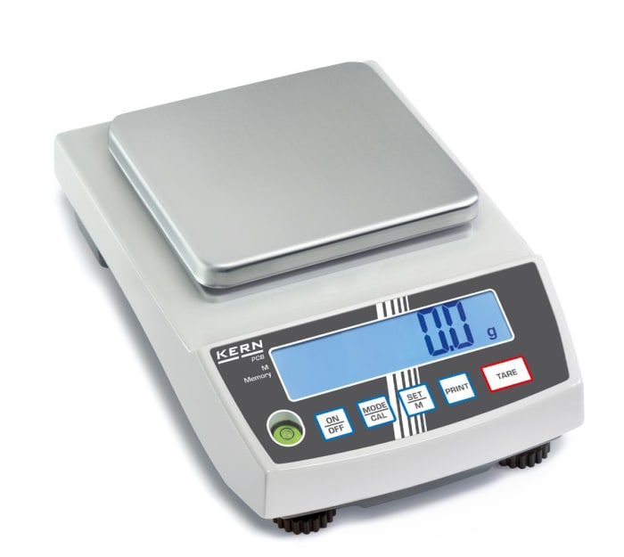 Balanza Kern PCB 1000-2 de 1kg, resolución 0,01 g, conteo de piezas, Puerto universal KERN