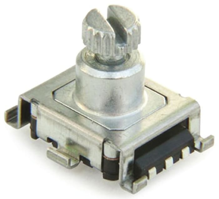 Bourns 15 Pulse Incremental Mechanical Rotary Encoder with a 6 mm Knurl Shaft (Not Indexed), , SMD