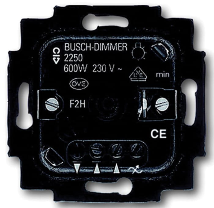 Insert de variateur, 230V, 2 voies , 1 poste, 600W