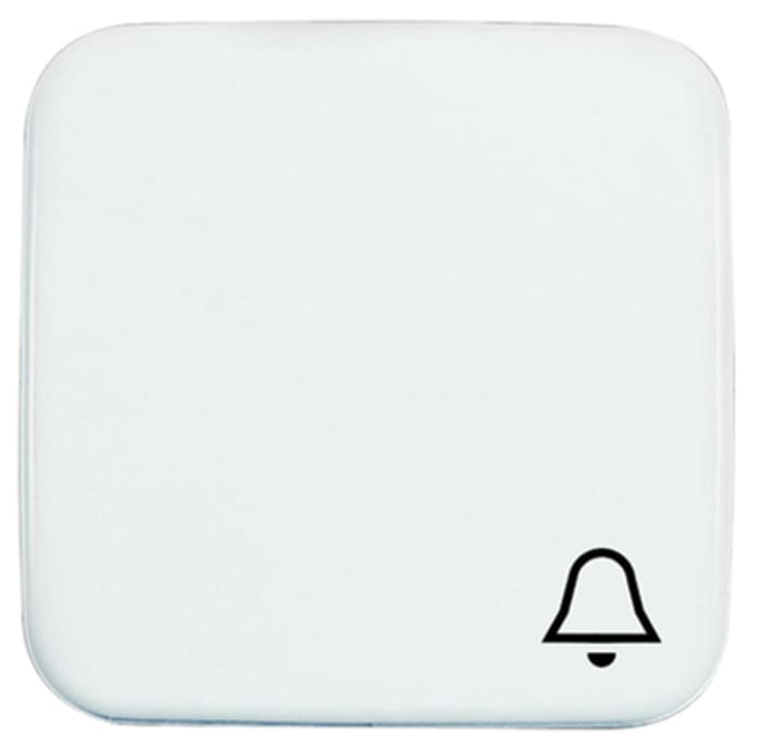 Plaque de finition Busch Jaeger - ABB Blanc en Thermoplastique
