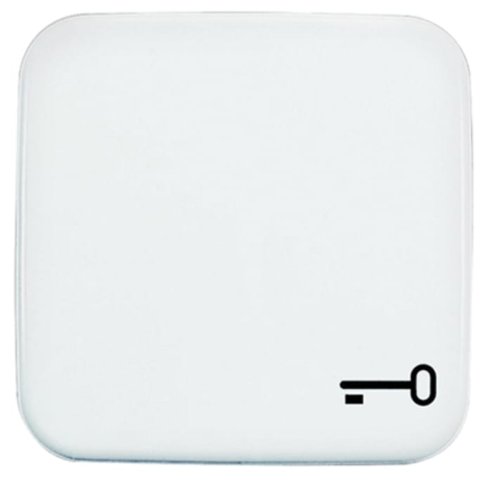 Plaque pour interrupteur Busch Jaeger - ABB, Blanc, Thermoplastique