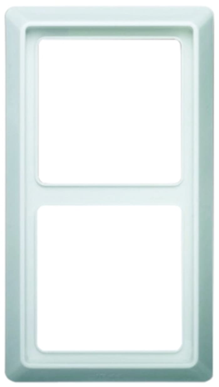 Busch Jaeger - ABB White 2 Gang Thermoplastic IP44 Frame