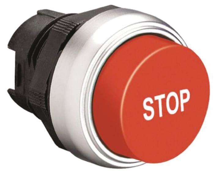 Lovato Platinum Series Red Spring Return Push Button Head, 22mm Cutout, IP66, IP67, IP69K