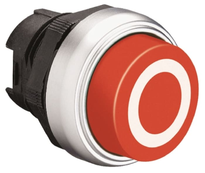 Lovato Platinum Series Red Spring Return Push Button Head, 22mm Cutout, IP66, IP67, IP69K
