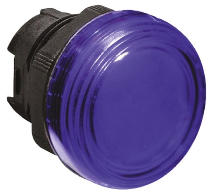 Lovato Blue Pilot Light Head, 22mm Cutout Platinum Series
