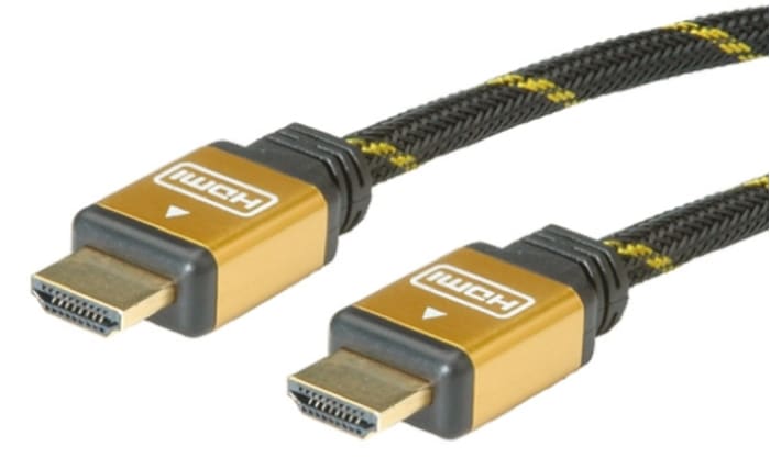 Roline High Speed, 2m Male HDMI Ethernet to Male HDMI Ethernet