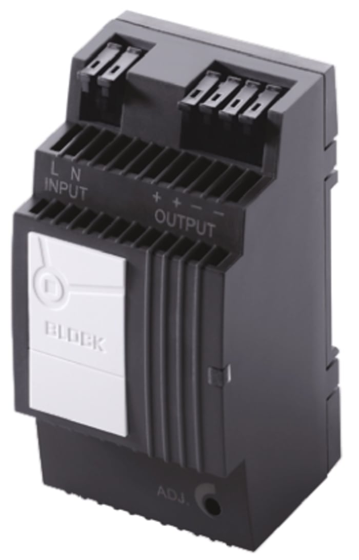 Alimentation pour rail DIN Block, série PEL 230, 12V c.c.out 6.5A, 78W
