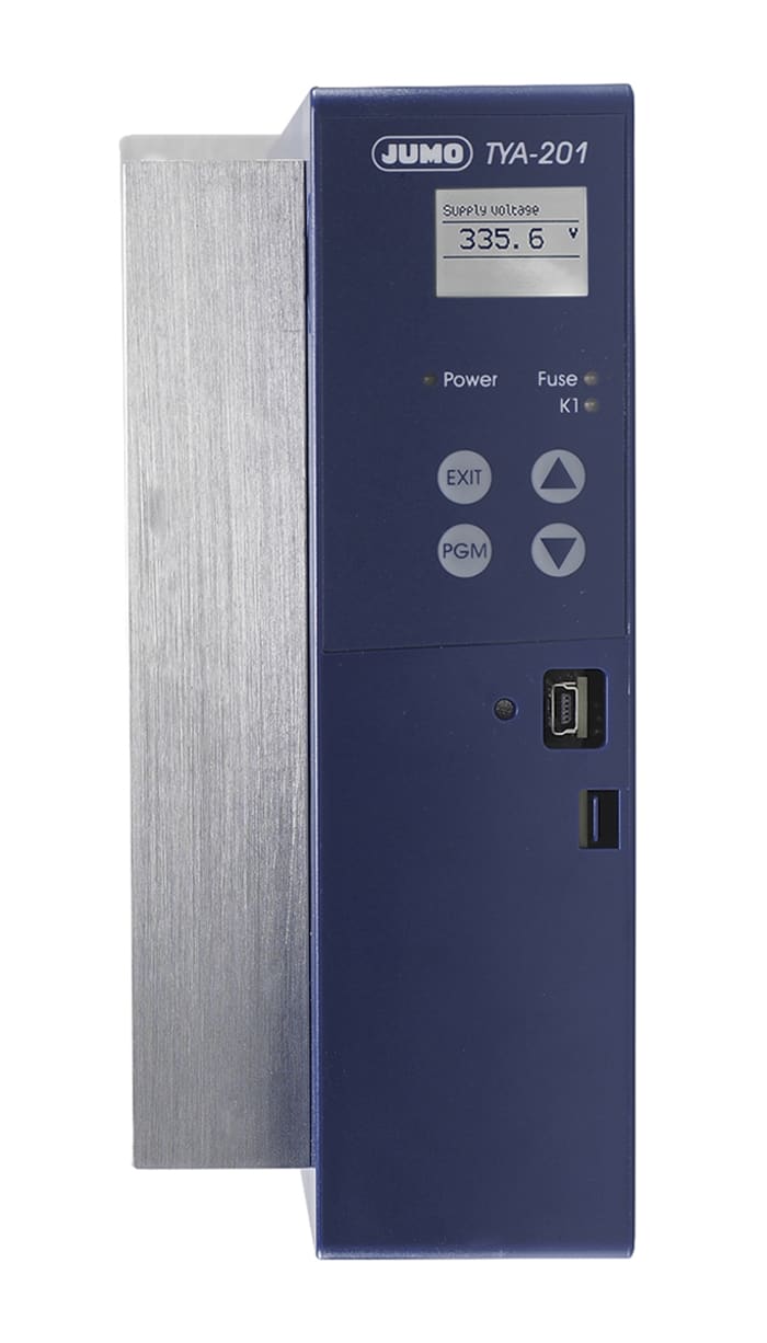 Jumo MINI MCR-2-T-REL DIN Rail Mount Power Controller, 400 V Supply Voltage