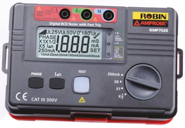Testeur de disjoncteur différentiel numérique KMP7020