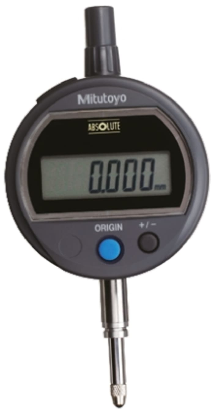Reloj comparador Mitutoyo 543-505B, , 0 → 12,7 mm, precisión 0,02 mm