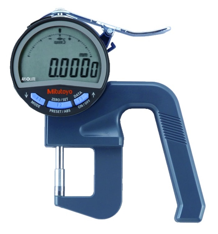 Testeur d'épaisseur Mitutoyo, affichage LCD ±20 μm, résolution 0,001 mm, 10mm, 547