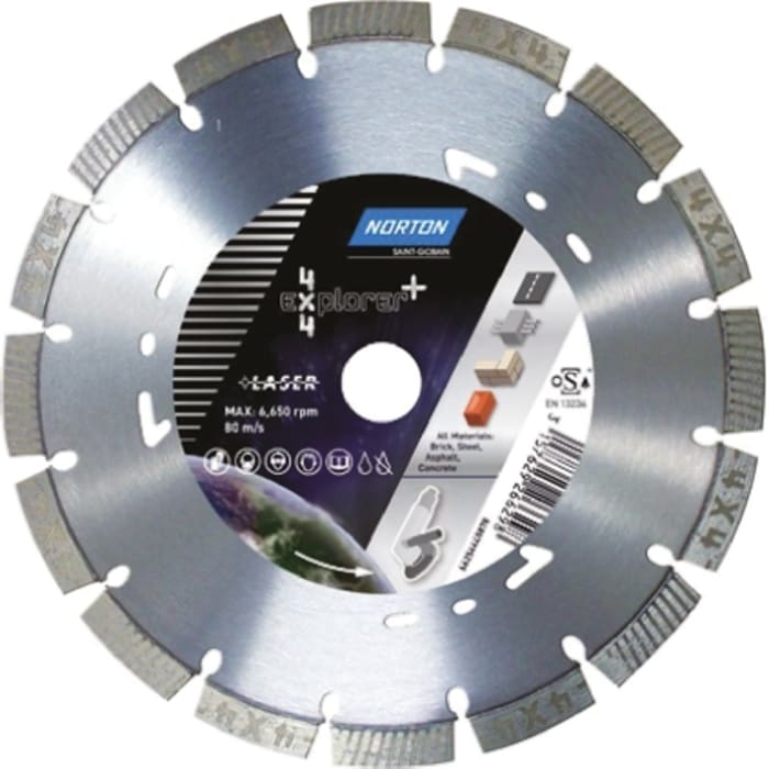 Norton Diamond Cutting Disc, 125mm