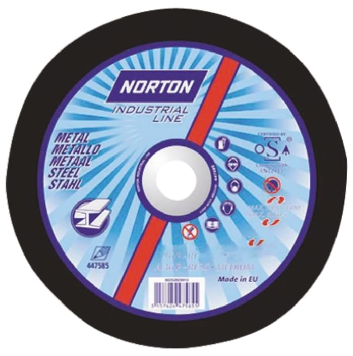 Norton Aluminium Oxide Cutting Disc, 300mm x 3.8mm Thick, Coarse Grade, P24 Grit