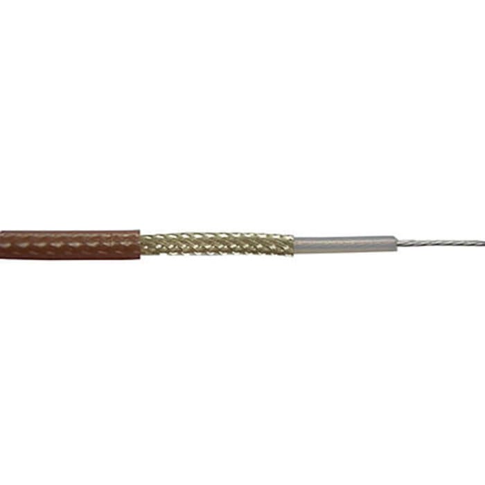 Câble coaxial RS PRO, RG179, 100m, Marron