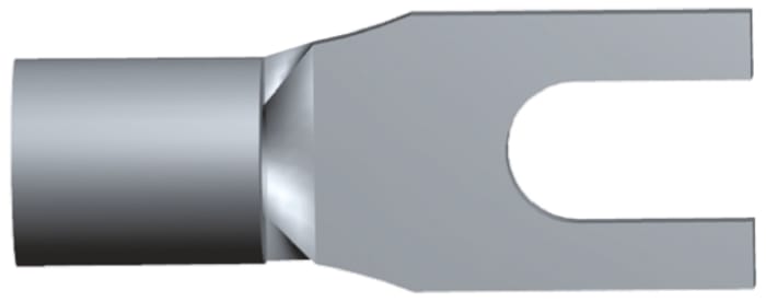 TE Connectivity Solistrand Uninsulated Crimp Spade Connector, 0.26mm² to 1.65mm², 22AWG to 16AWG, M2 (#2) Stud Size