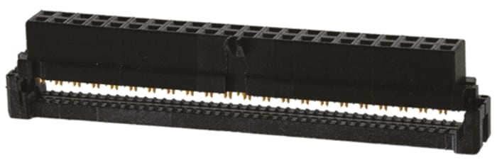 TE Connectivity 40-Way IDC Connector Socket for Cable Mount, 2-Row