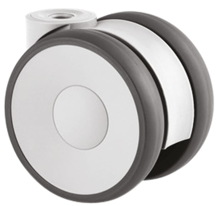 Roulette industrielle Pivotante Tente, Ø 75mm, 80kg