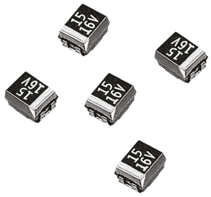 Condensateur tantale, CMS, 22μF, 10V c.c., ±10%, Samsung, série SCS