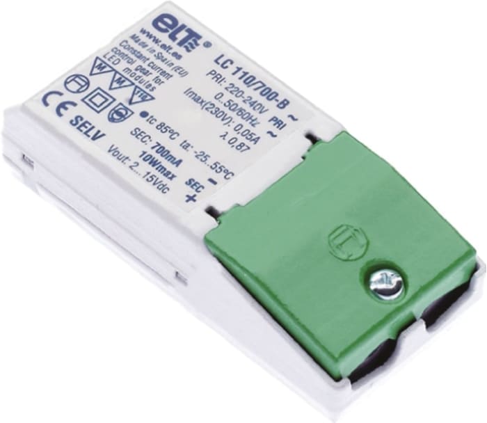 ELT, 9 → 21V Output, 10W Output, 500mA Output, Constant Current