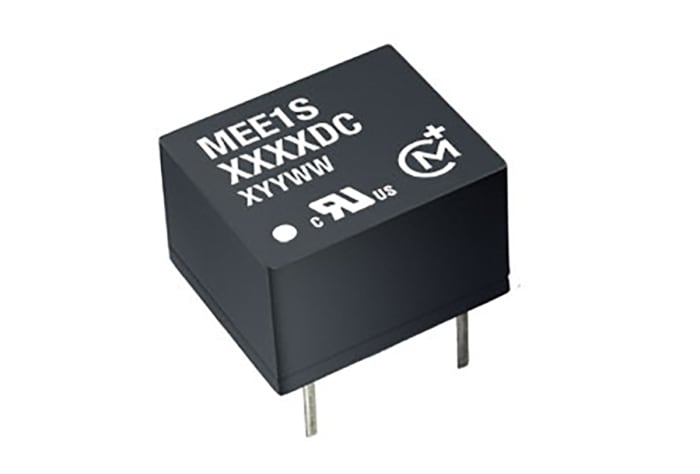 Murata Power Solutions MEE1 Isolated DC-DC Converter, 5V dc/ 200mA Output, 10.8 → 13.2 V dc Input, 1W, Through